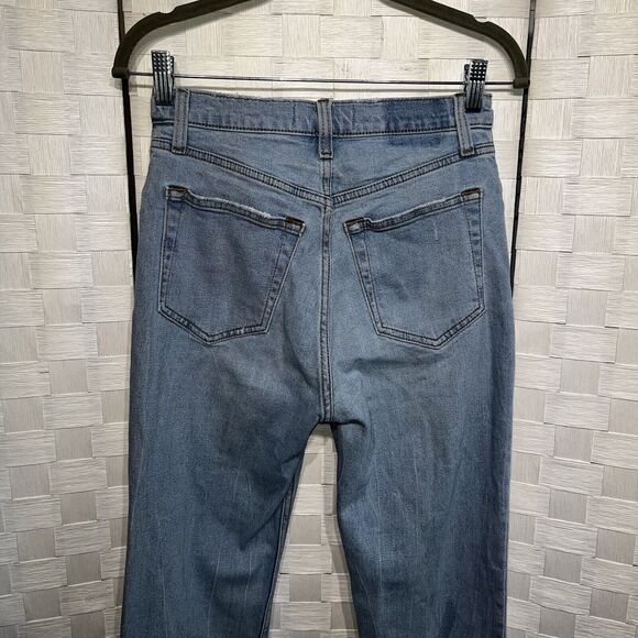 Abercrombie & Fitch Womens The Ankle Straight Ultra High Rise Jeans Size 26 2R - Picture 4 of 9